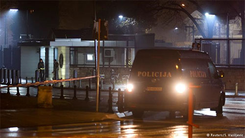 Atacan con artefacto explosivo la embajada de EE UU en Montenegro